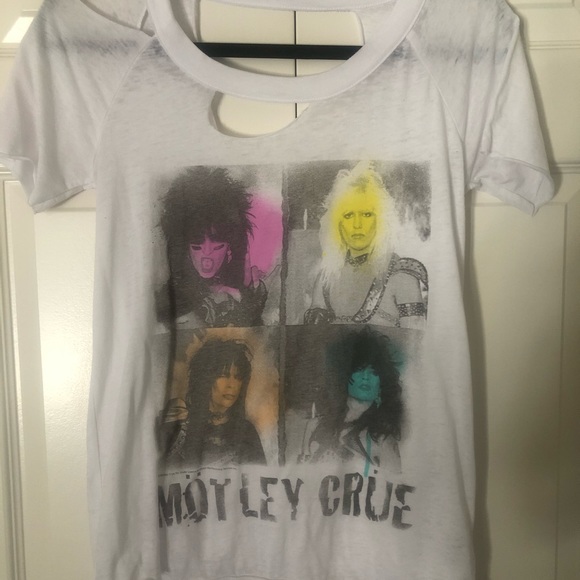 Chaser Motley Crüe distressed T-shirt size XS - Picture 3 of 3